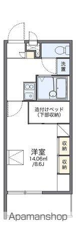 レオパレスサンブリッジⅣ(1K/1階)の間取り写真