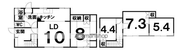 鶴ケ岱2-5(4LDK/1階)の間取り写真