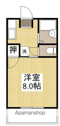 コーポカンバラ(1K/1階)の間取り写真