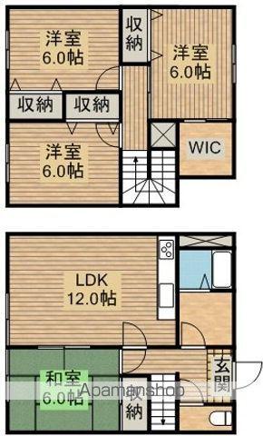 シアトルビレッジ(4LDK)の間取り写真