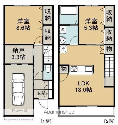 EL ALIVIO(2SLDK)の間取り写真
