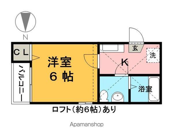 PRESIDENT 名駅南(1K/1階)の間取り写真