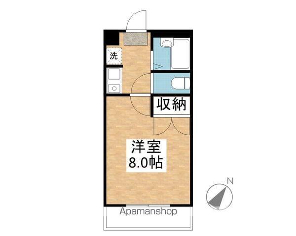 パストラル和(1K/2階)の間取り写真