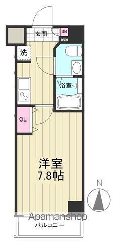 MAXIV西川口AZ DUE(1K/4階)の間取り写真