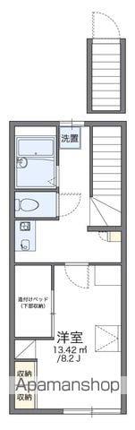 レオパレスアサマ(1K/2階)の間取り写真