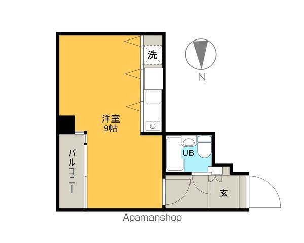 朝日プラザ一番町(ワンルーム/12階)の間取り写真