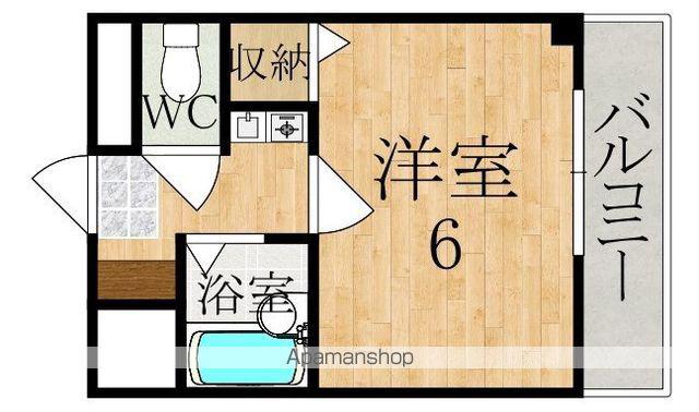 ラックハウス(1K/3階)の間取り写真