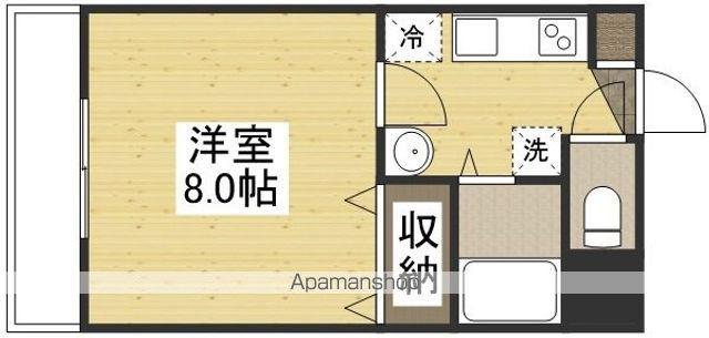 ベルメゾン山田1(1K/1階)の間取り写真