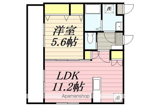 ノア・パシフィック(1LDK/2階)の間取り写真