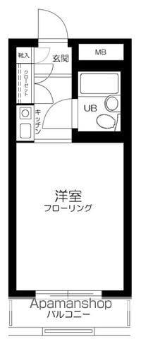 ライオンズマンション椎名町駅前通(ワンルーム/4階)の間取り写真