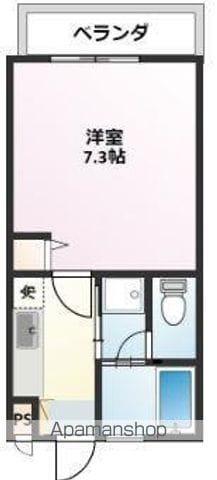 オリーブ北中城(1K/5階)の間取り写真