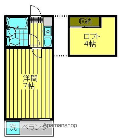 リージェント高松(ワンルーム/2階)の間取り写真