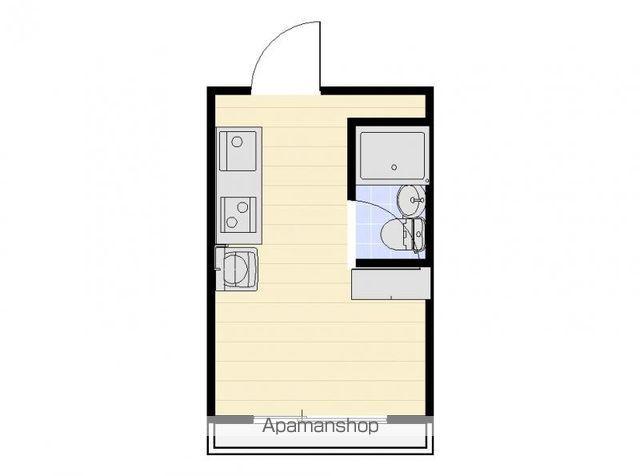 エステート番町ハウス(ワンルーム/2階)の間取り写真
