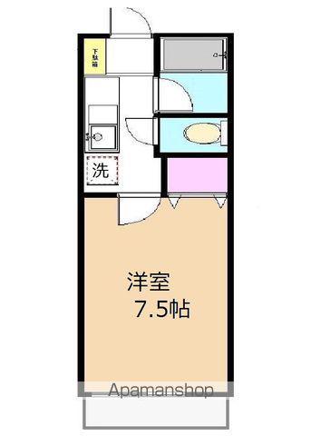 ヴィクトリーオーサワ(1K/1階)の間取り写真