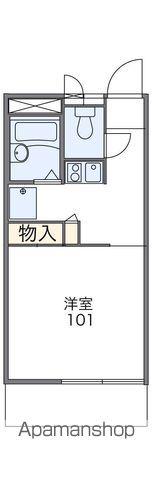 レオパレス山手(1K/2階)の間取り写真