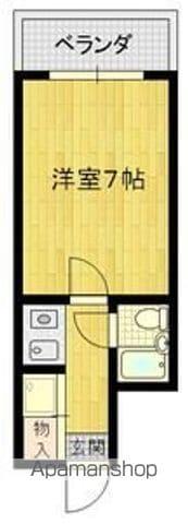 サンハイツ山之内(1K/6階)の間取り写真