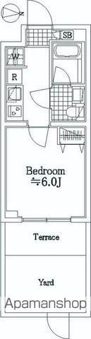 AZESTお花茶屋Ⅳ(1K/1階)の間取り写真