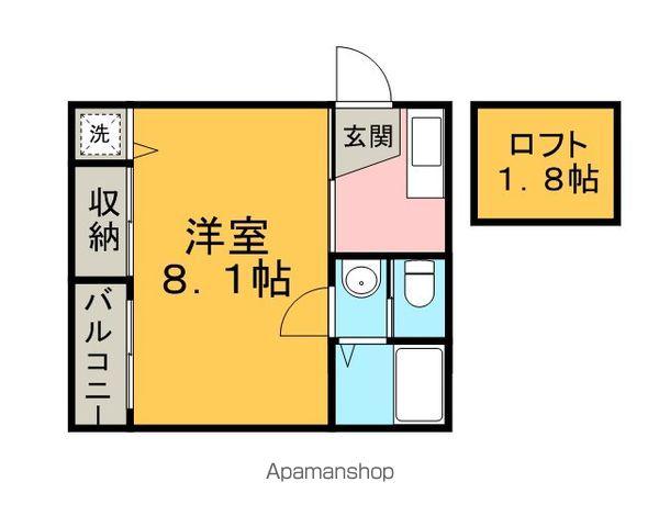 サクセスハイツ桜台(1K/2階)の間取り写真