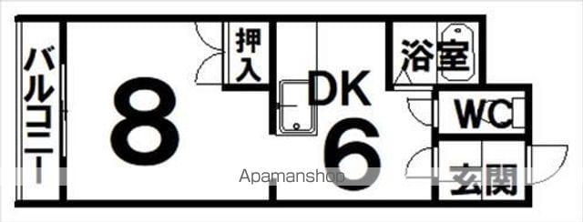 NEW GREEN18(1DK/3階)の間取り写真