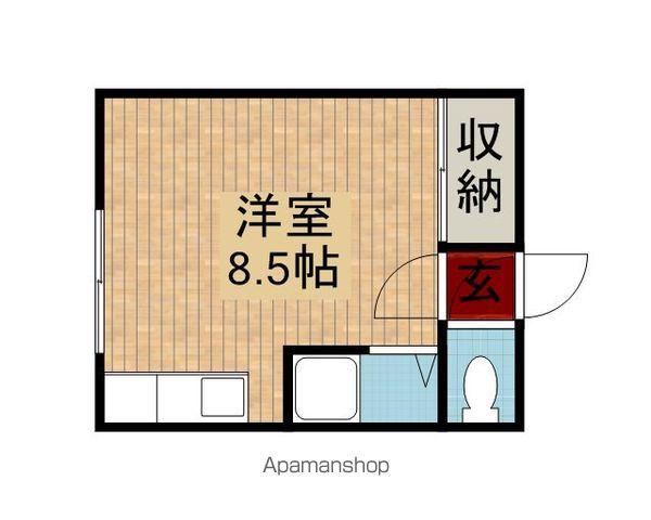 ラピュタ文京台(ワンルーム/2階)の間取り写真