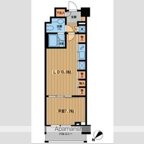 プライムアーバン日本橋横山町(1LDK/11階)の間取り写真