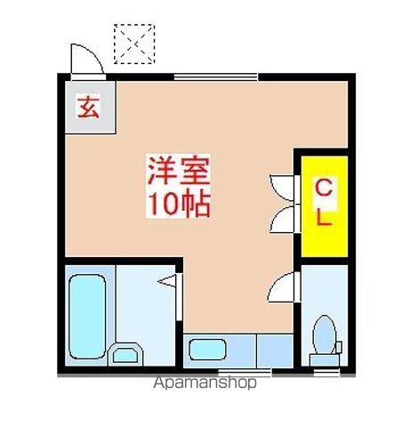 MYハウス大谷Ⅱ(ワンルーム/2階)の間取り写真