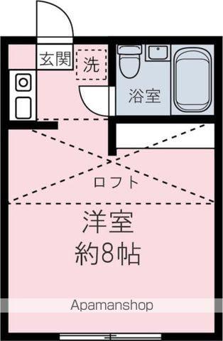 メゾン溝口II(1K/1階)の間取り写真