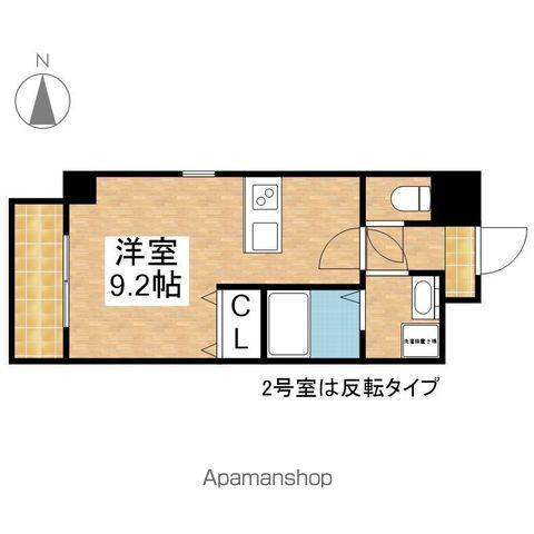 アレーヌコート金山(ワンルーム/8階)の間取り写真