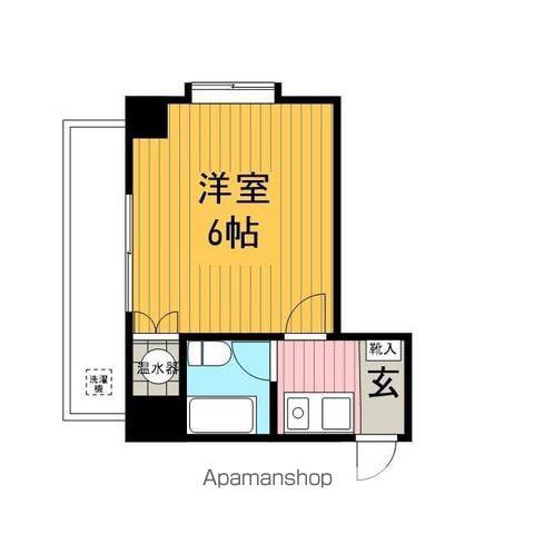 スターハイツ相模大野駅前(1K/9階)の間取り写真