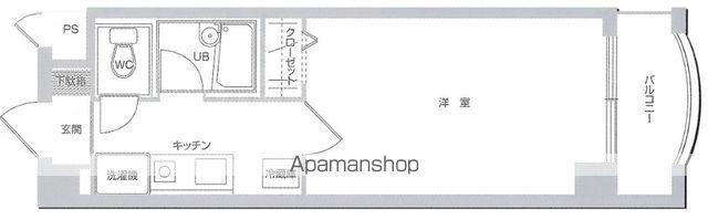 マンションMIO A棟(1K/4階)の間取り写真