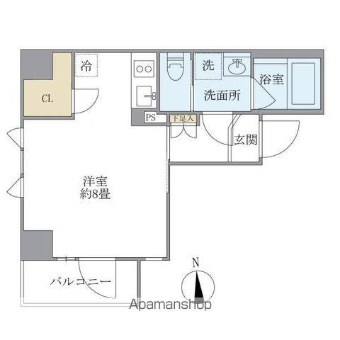 PREMIER秋葉原イースト(ワンルーム/7階)の間取り写真