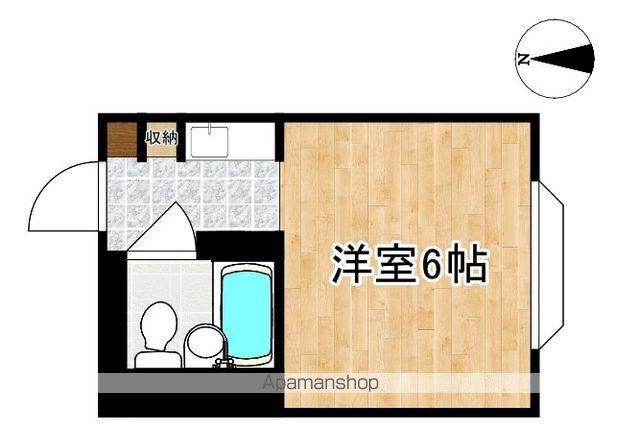 サンコーポ瓦堂(ワンルーム/3階)の間取り写真