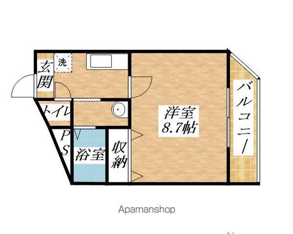 エスポワールOKD(1K/2階)の間取り写真
