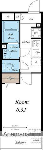 リブリ・トロワフレーシュ(1K/3階)の間取り写真