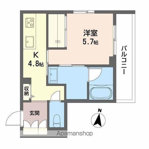 MAISON DE ASHLEY(1K/3階)の間取り写真