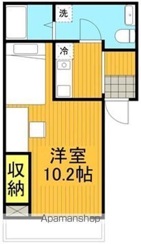 クラールⅡ号館(1K/3階)の間取り写真