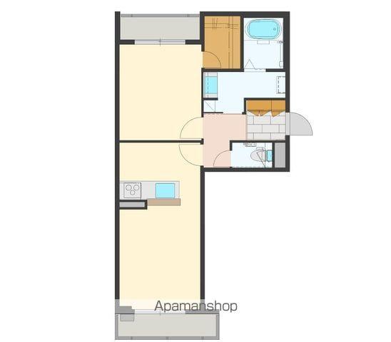 コスモ ラ・ペ(1LDK/2階)の間取り写真