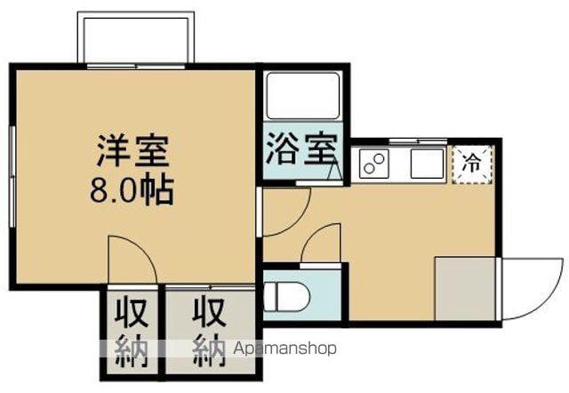 メゾンプラム(1K/2階)の間取り写真