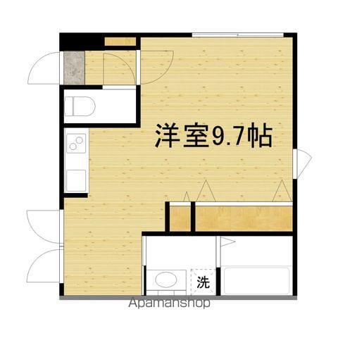 EL MUNDO(ワンルーム/1階)の間取り写真