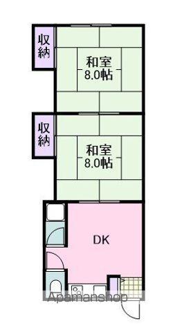 サンクレオ樽井(2DK/1階)の間取り写真