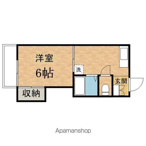 パークコート(1K/3階)の間取り写真