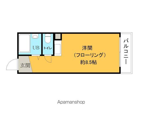 グランセオ泉佐野(ワンルーム/1階)の間取り写真