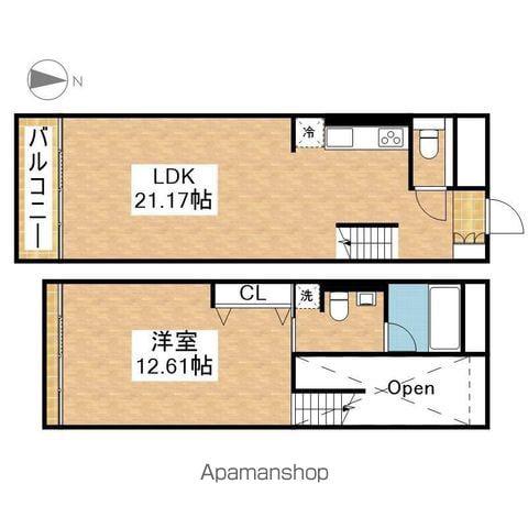 レジディア東桜2(1LDK/14階)の間取り写真