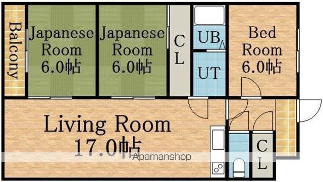 コスモロイヤル東苗穂A棟(3LDK/5階)の間取り写真