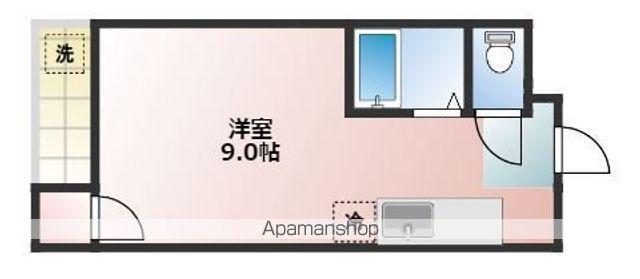 平成ビル(ワンルーム/4階)の間取り写真