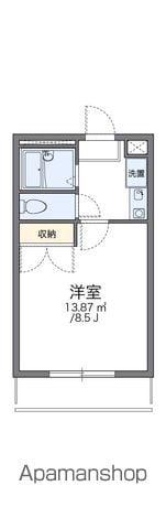 レオパレスサンライズ(1K/2階)の間取り写真