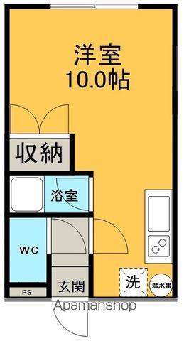 メゾンスリーゼ(ワンルーム/1階)の間取り写真