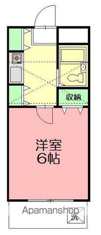 ビューパレス茅ヶ崎(1K/1階)の間取り写真