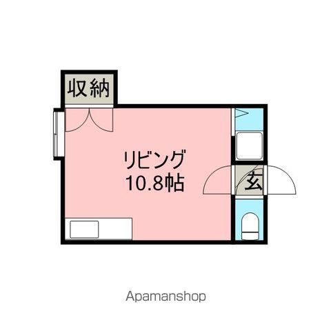 ホワイトヴィラⅡ(ワンルーム/2階)の間取り写真