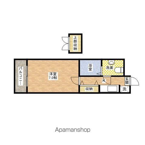 エステート・モア・平尾山荘通(1K/8階)の間取り写真